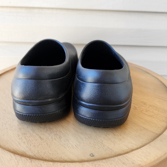 Crocs On the clock work black slip ons  clogs - Picture 4 of 11